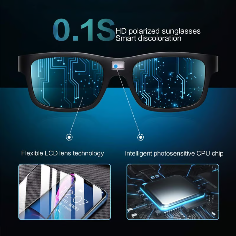 🔥OFERTA DEL DÍA DEL PADRE🔥 - Gafas de sol fotocromáticas polarizadas inteligentes