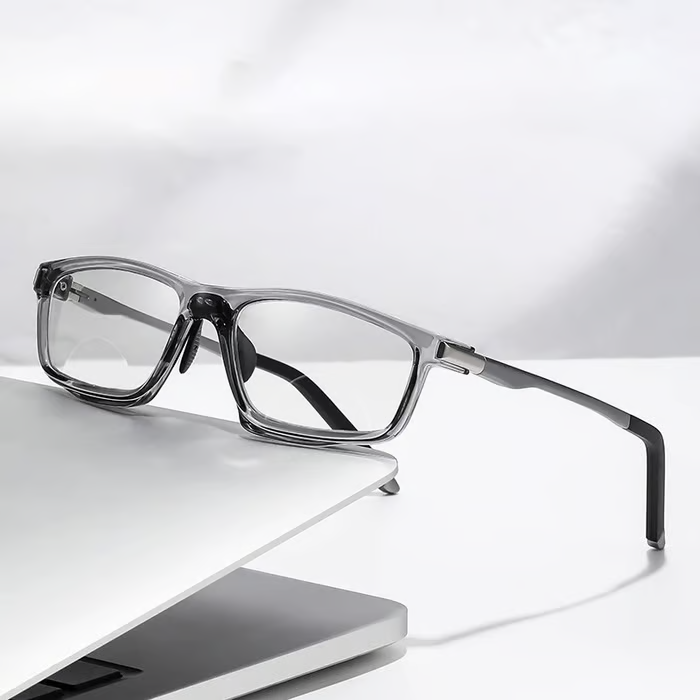 Gafas de lectura bifocales deportivas que cambian de color