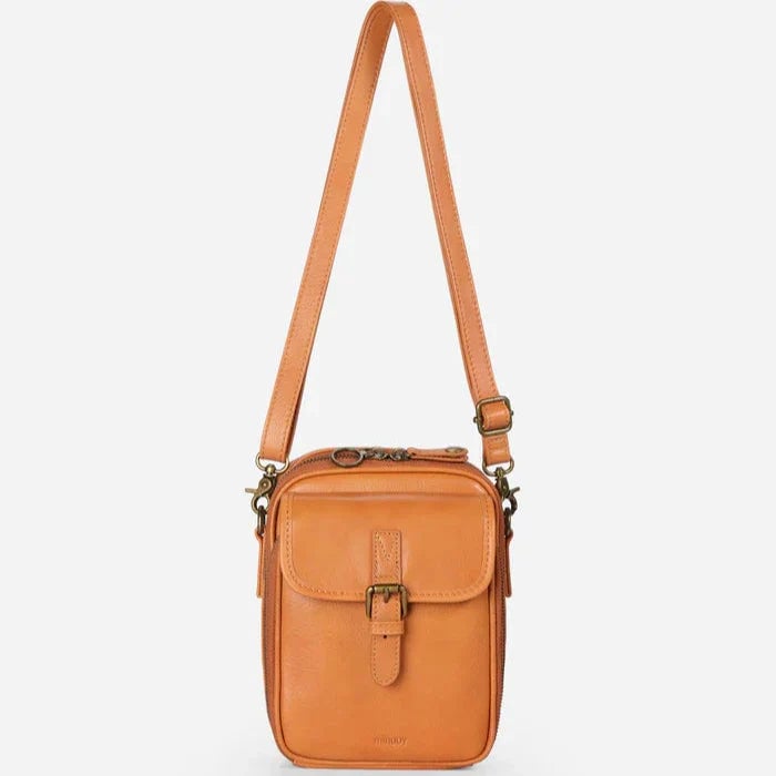 Bolso bandolera de piel