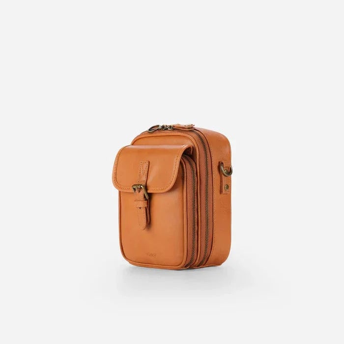 Bolso bandolera de piel