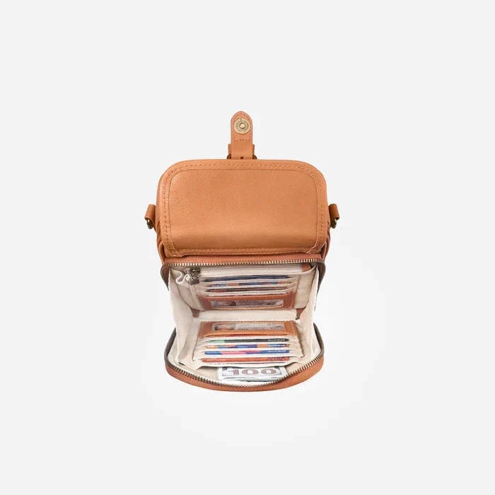 Bolso bandolera de piel