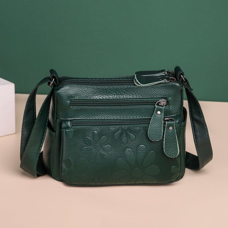 Bolso bandolera 100% de piel suave