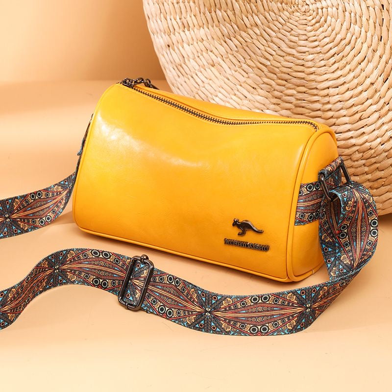Bolso bandolera de color sólido moderno y sencillo