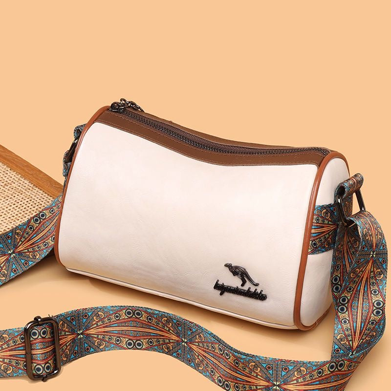 Bolso bandolera de color sólido moderno y sencillo