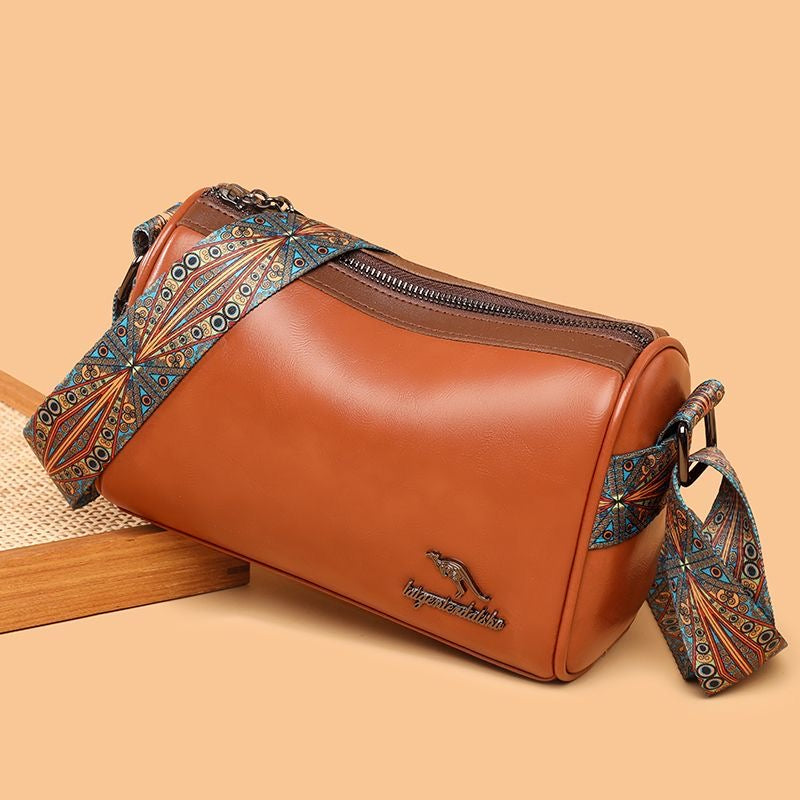 Bolso bandolera de color sólido moderno y sencillo