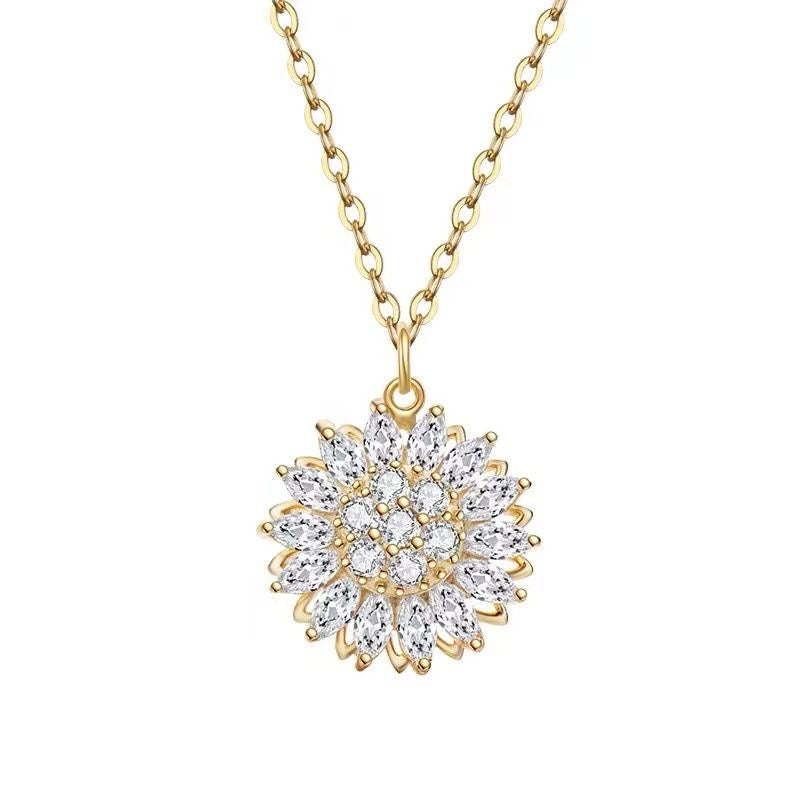 Collar de girasol giratorio
