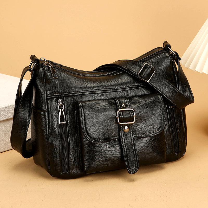 Bolso vintage de piel suave