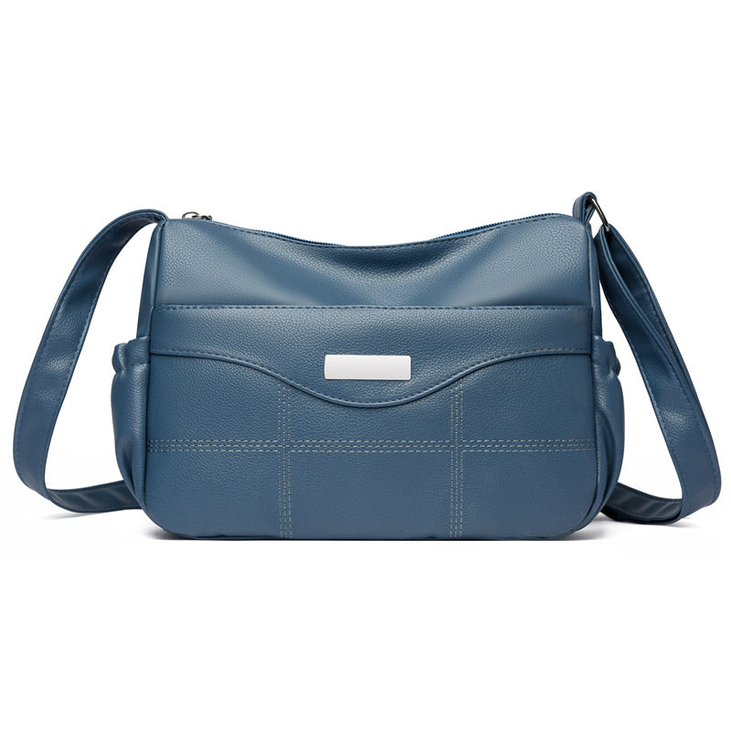 Bolso sencillo e informal de piel suave