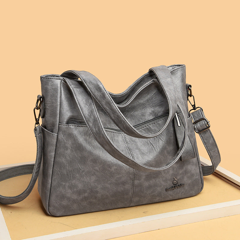 Bolso de piel de gran capacidad