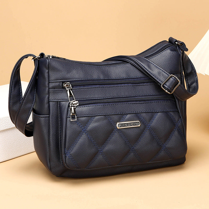 ModaEstila™ | Bolso de piel a cuadros