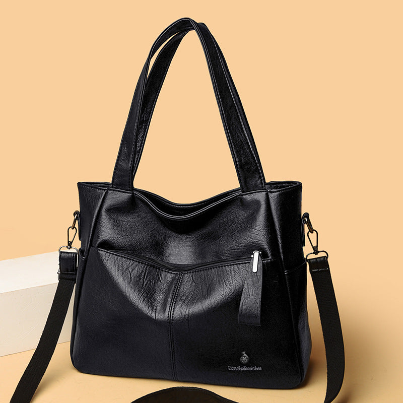 Bolso de piel de gran capacidad