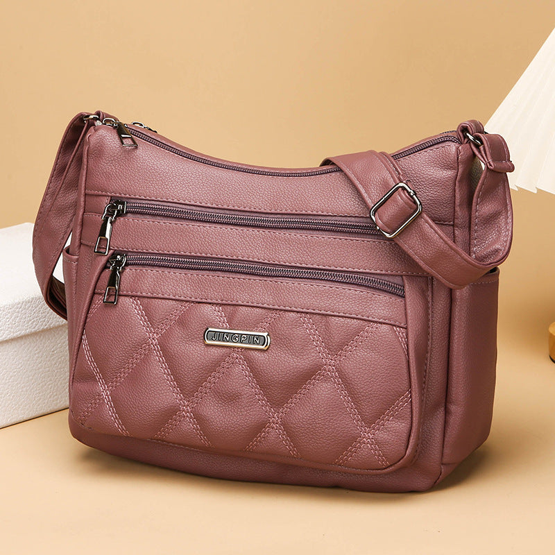 ModaEstila™ | Bolso de piel a cuadros
