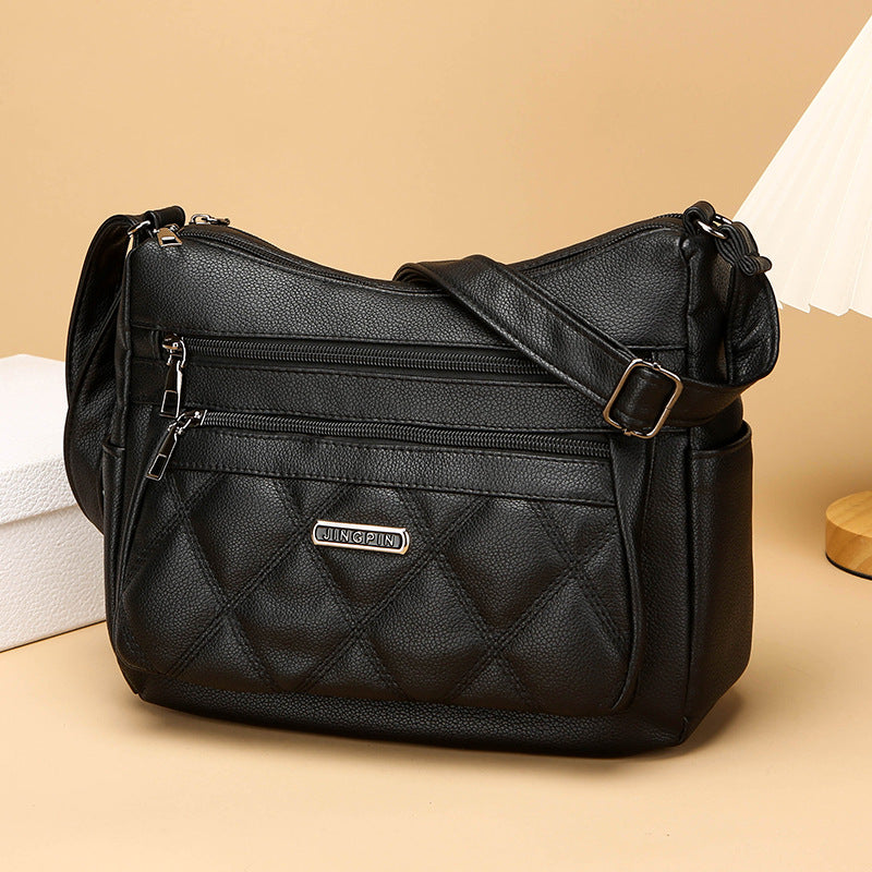 ModaEstila™ | Bolso de piel a cuadros