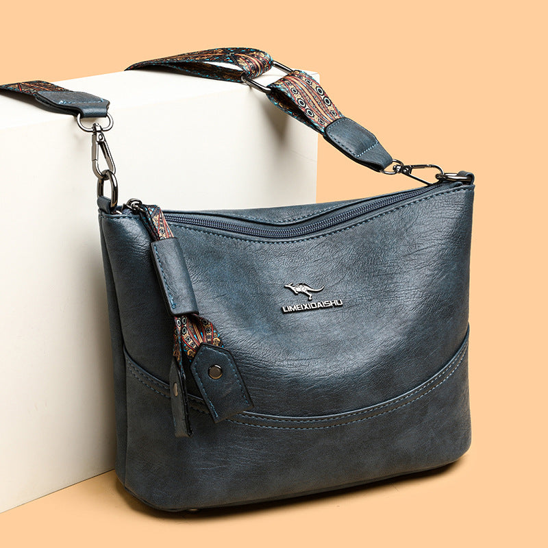 Bolso bandolera vintage multicapa