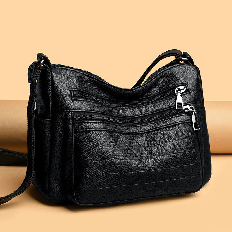 ModaEstila™ | Bolso de cuero retro con estilo