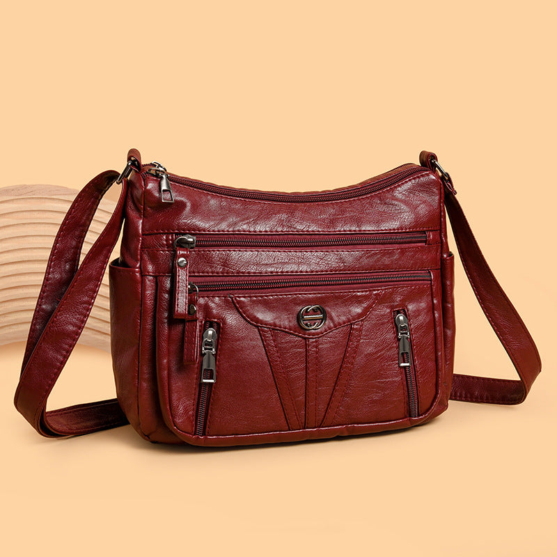Bolso bandolera sencillo de varias capas