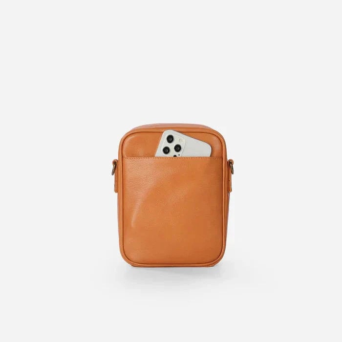 Bolso bandolera de piel