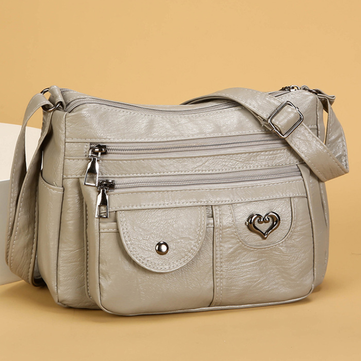 ModaEstila™ | Bolso bandolera sencillo de piel suave