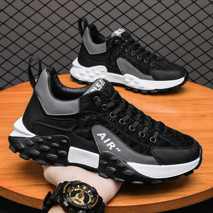 AIR-Zapatillas de cuero casuales