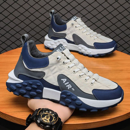 AIR-Zapatillas de cuero casuales