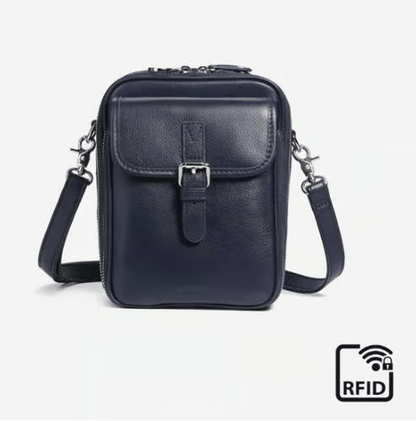 Bolso bandolera de piel