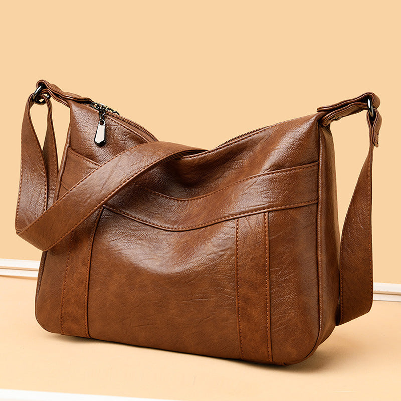 Bolso grande de mujer de piel suave y elegante