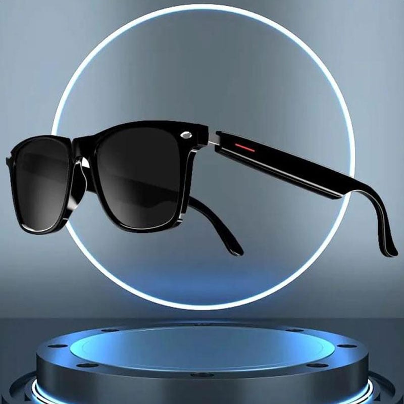 Gafas inteligentes con auriculares inalámbricos para escuchar música y hacer llamadas