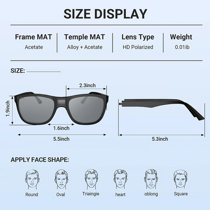 🔥OFERTA DEL DÍA DEL PADRE🔥 - Gafas de sol fotocromáticas polarizadas inteligentes