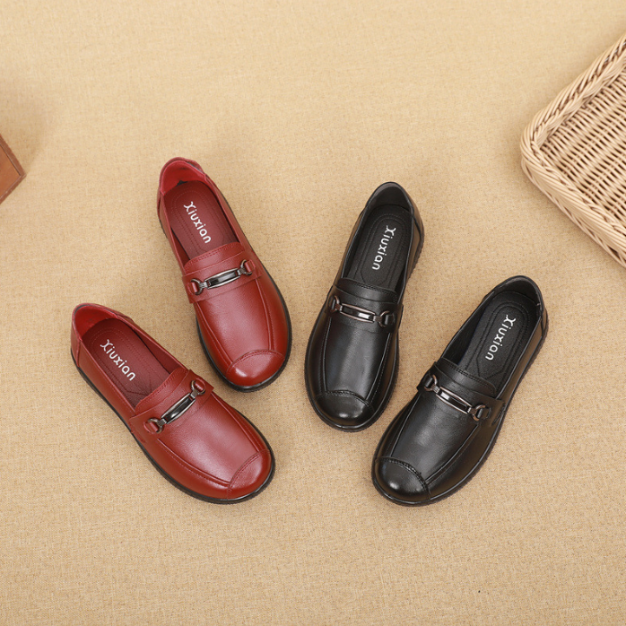 Zapatos Cómodos de Cuero para Mujer