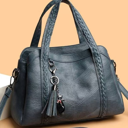 Bolsa de Mano Café Elegante para Mujer