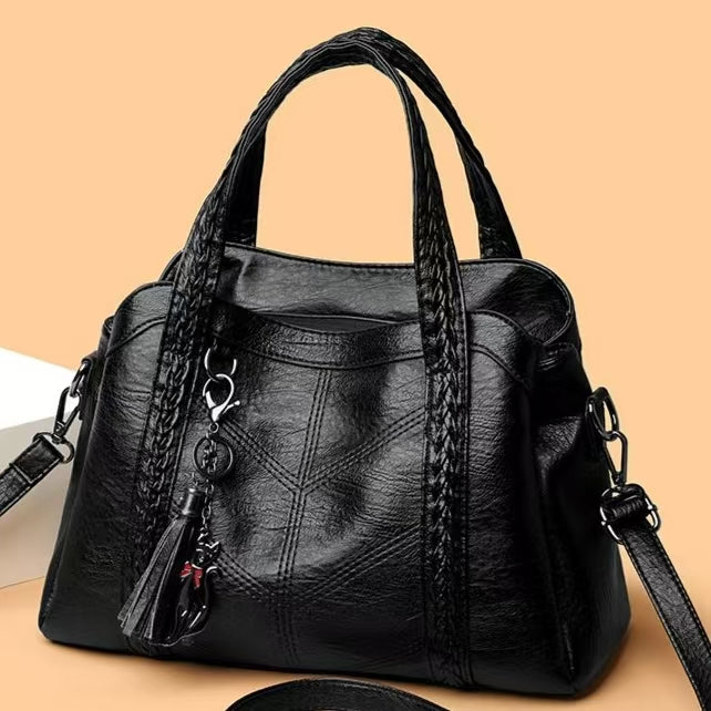 Bolsa de Mano Café Elegante para Mujer