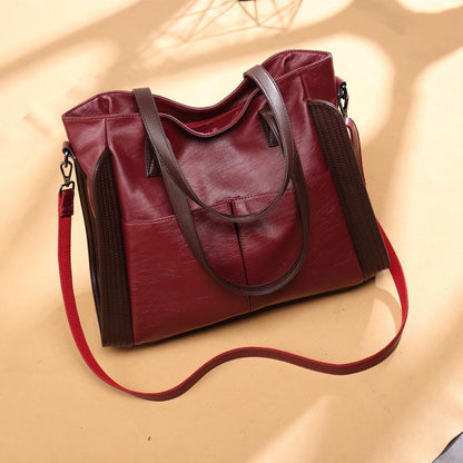 Bolso grande de mujer de piel suave