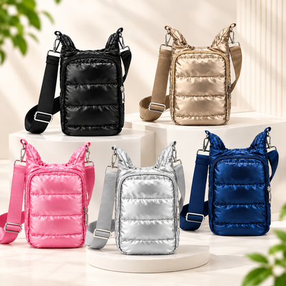 Bolsa Crossbody para Mujer Acolchada Ligera y Cómoda