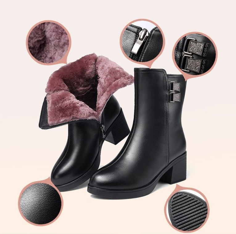 Botas a media pantorrilla para el invierno 2025