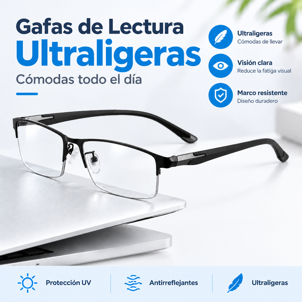 ModaEstila Gafas de Lectura Multifocales – Ligeras y Cómodas