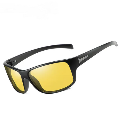 Gafas retro polarizadas cuadradas