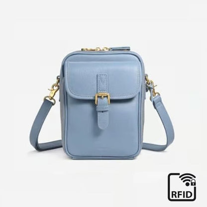 Bolso bandolera de piel