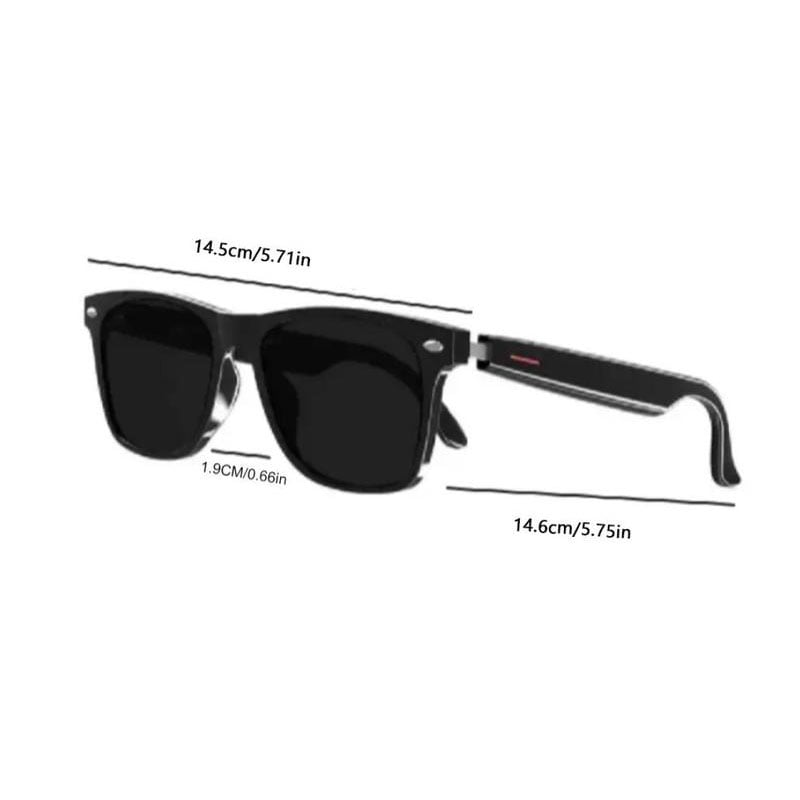 Gafas inteligentes con auriculares inalámbricos para escuchar música y hacer llamadas