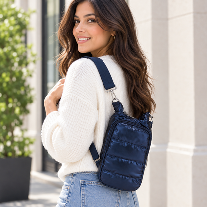 Bolsa Crossbody para Mujer Acolchada Ligera y Cómoda