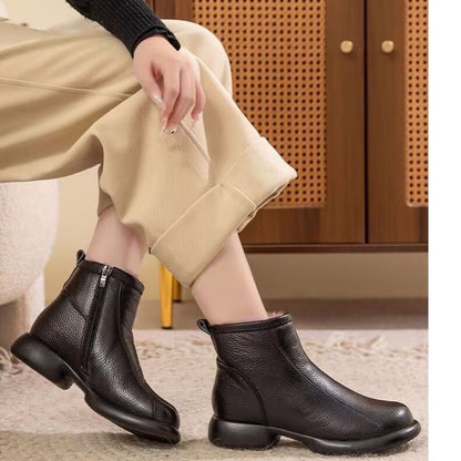 Botas de nieve de piel súper gruesa