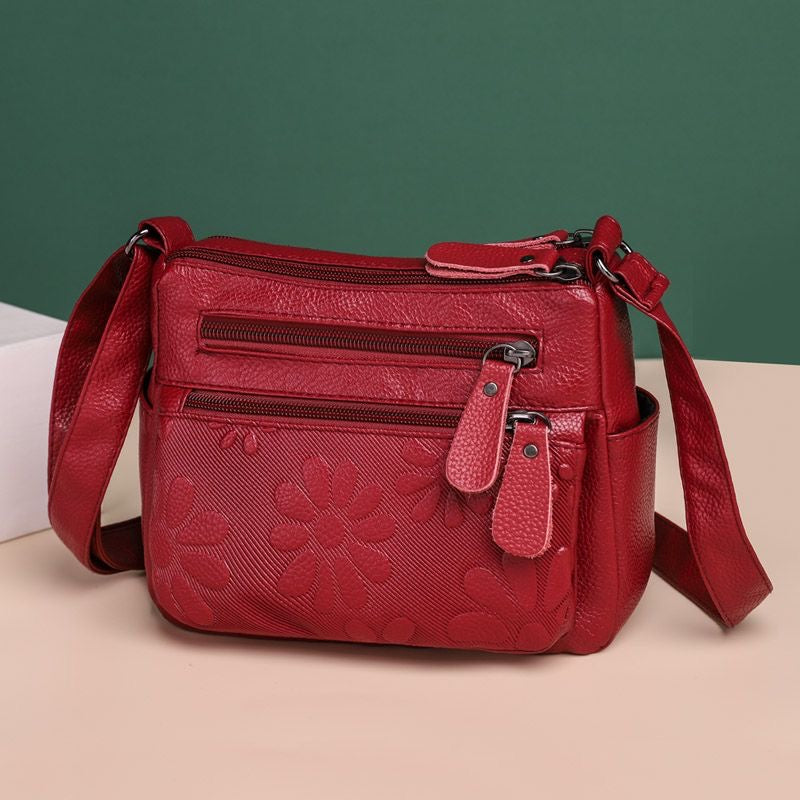 Bolso bandolera 100% de piel suave