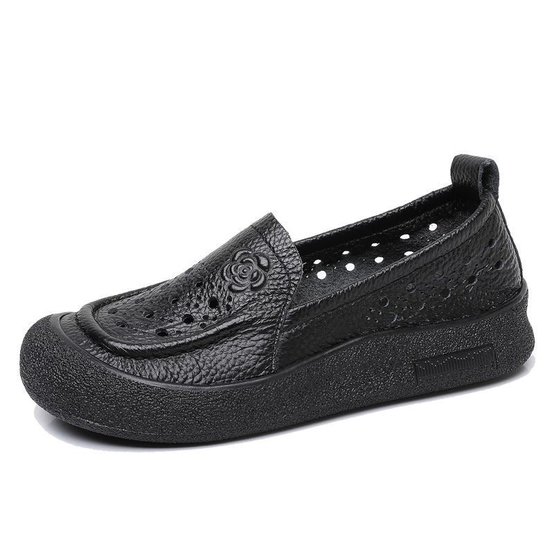 Zapatos Ortopédicos para Mujer de Piel Genuina con Suela Suave