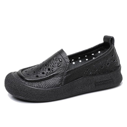 Zapatos Ortopédicos para Mujer de Piel Genuina con Suela Suave