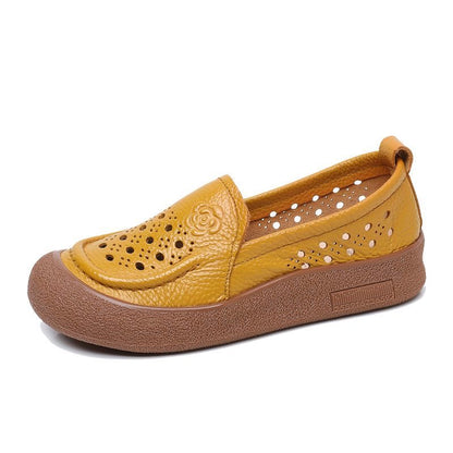 Zapatos Ortopédicos para Mujer de Piel Genuina con Suela Suave