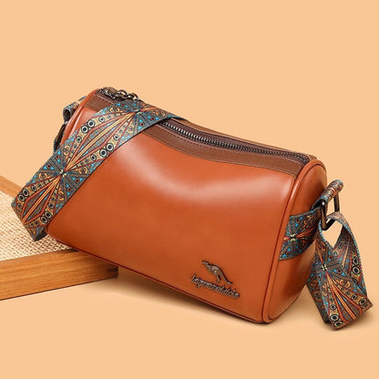 Bolso bandolera de color sólido moderno y sencillo