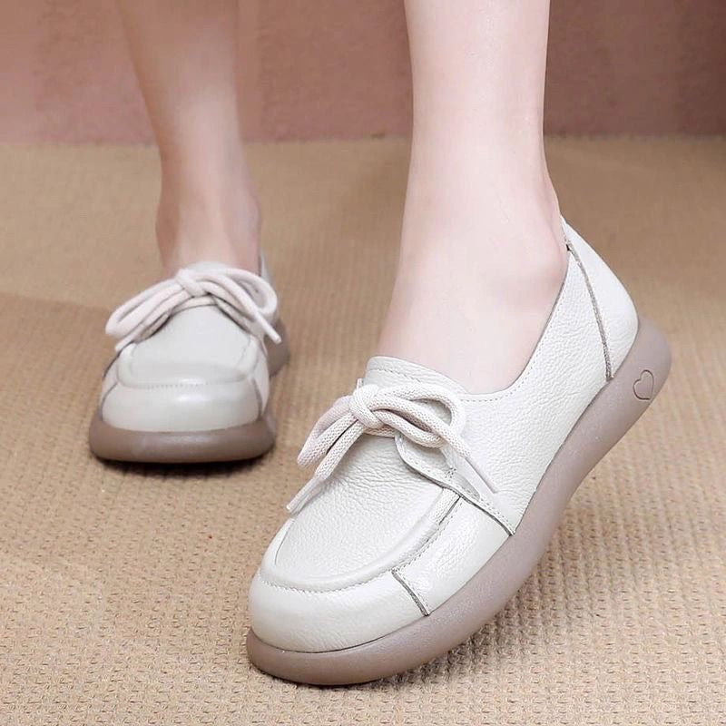 Zapatos de piel con cordones