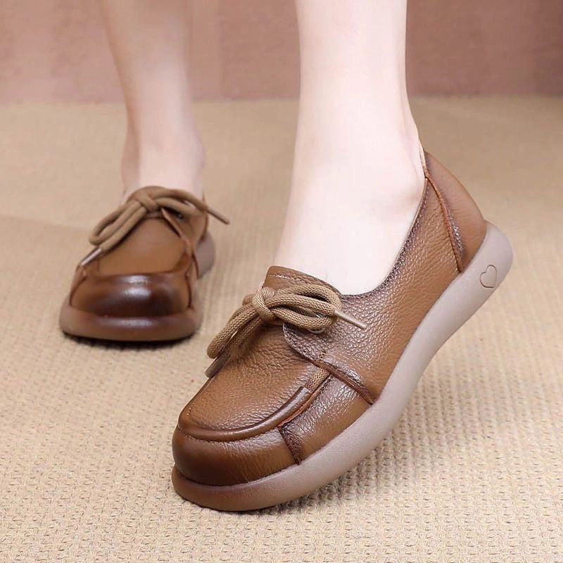 Zapatos de piel con cordones