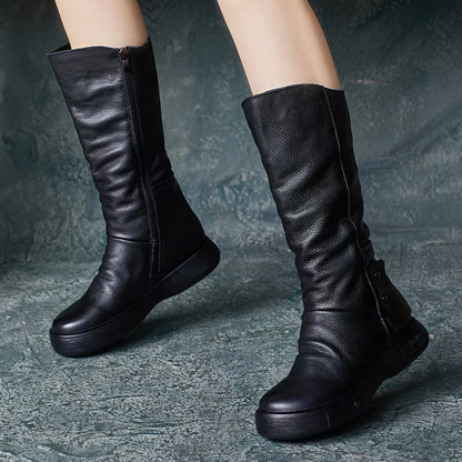 Botas Mujer de Cuero Suave