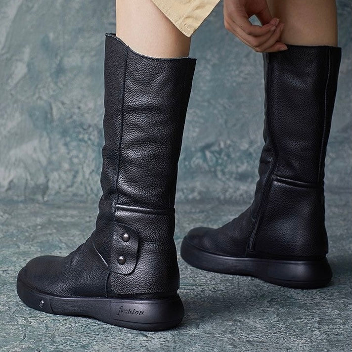 Botas Mujer de Cuero Suave