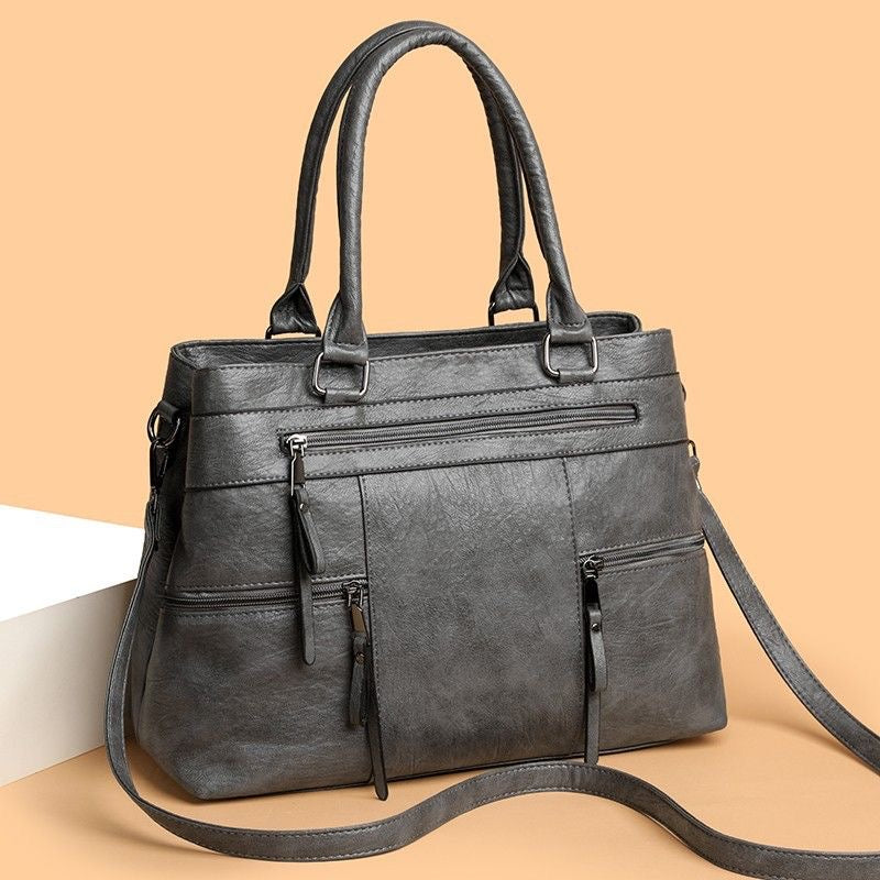 Bolsa para Mujer con Cierres y Amplio Espacio